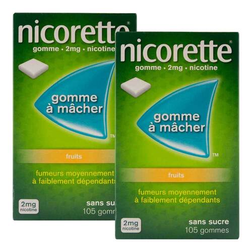 Nicorette 2 mg freshfruit Kaugummi - 1