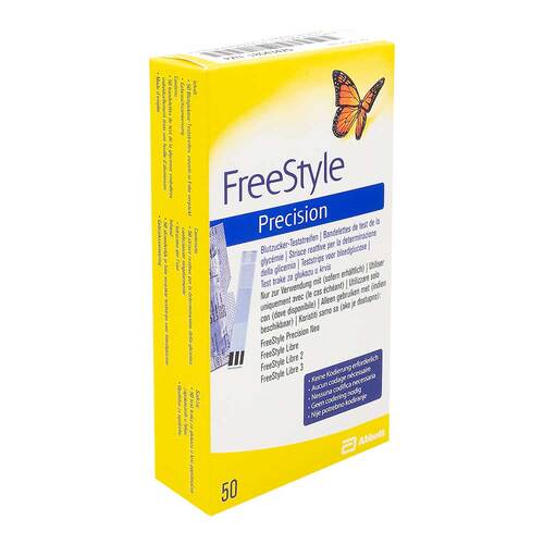 Freestyle Precision Blutzucker Teststreifen ohne Codierung - 1