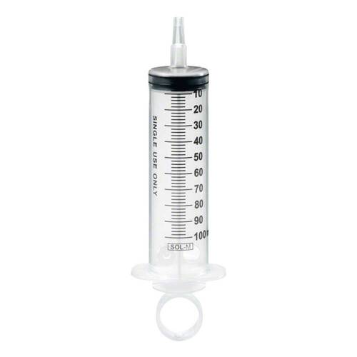 Sol-M 100 ml Spritze mit Katheteransatz mit Luer-Adap. - 1