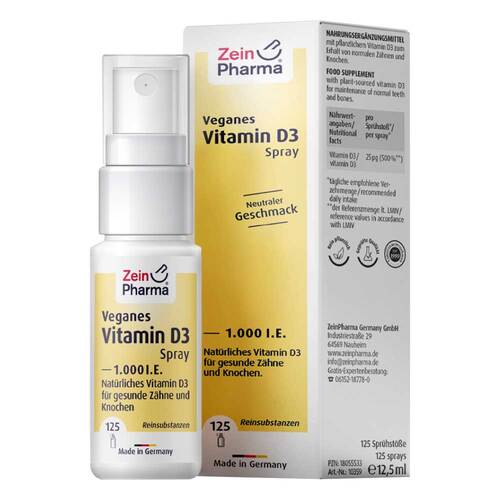 Veganes Vitamin D3 Spray 1000 I.E. - 1