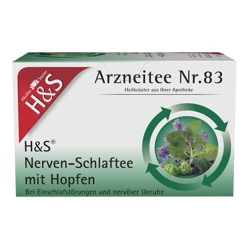 H&S Nerven- und Schlaftee mit Hopfen Filterbeutel - 1
