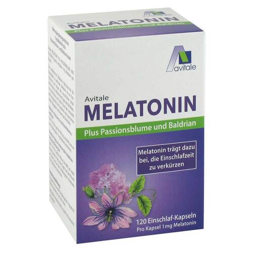 Melatonin + Passionsblume + Baldrian Kapseln - 1