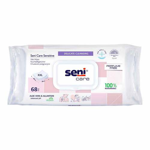 Seni® care sensitive Feuchtpfleget&uuml;cher - 1