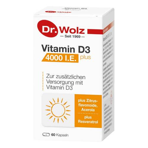Vitamin D3 4000 I.E. plus Kapseln - 1