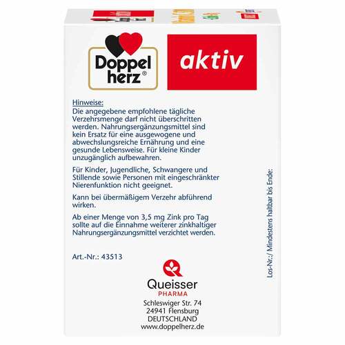 Doppelherz Vitamin C 500 + Zink + D3 Depot Direct Pel. - 3