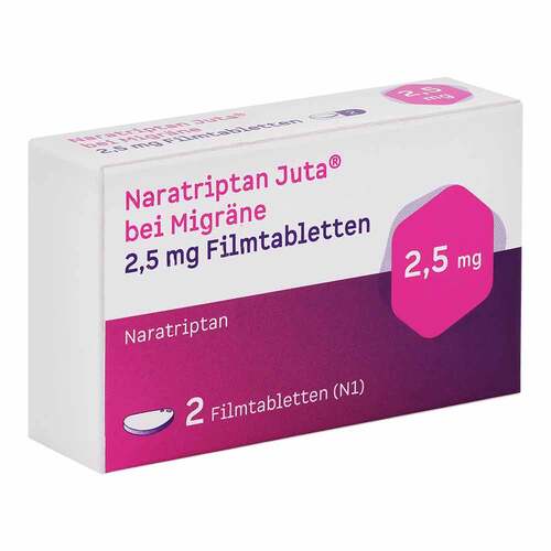 Naratriptan Juta® bei Migr&auml;ne 2,5 mg Filmtabletten - 1