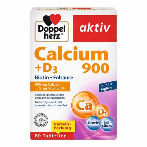 Doppelherz Calcium 900 + D3 Tabletten - 1