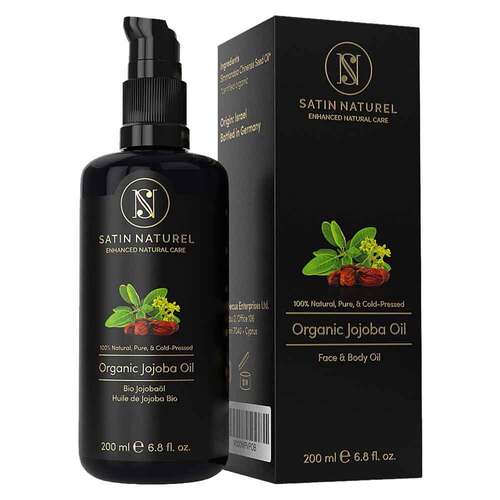 Satin Naturel Bio Jojoba&ouml;l kaltgepresst vegan - 1