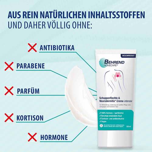 Behrend Schuppenflechte &amp; Neurodermitis Creme Intensiv  - 6