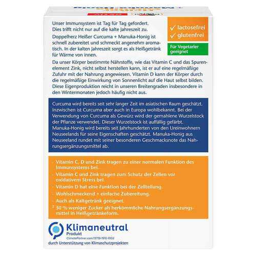 Doppelherz hei&szlig;er Curcuma + Manuka-Honig Granulat - 4