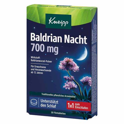 Kneipp Baldrian Nacht 700 mg Filmtabletten - 1