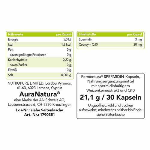 Fermentura Spermidin Kapseln - 5