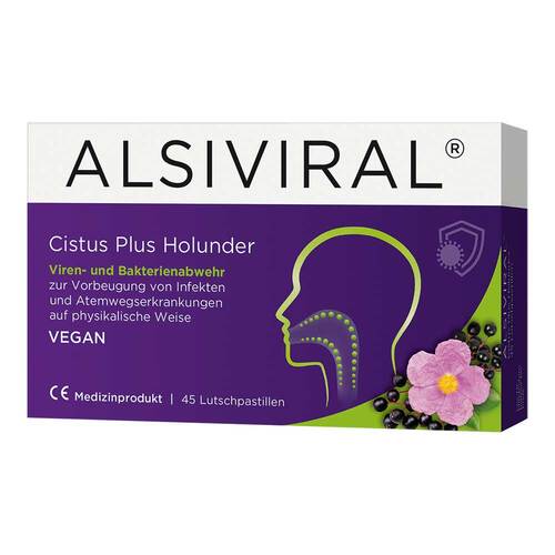 Alsiviral Cistus Plus Holunder Lutschpastillen - 1