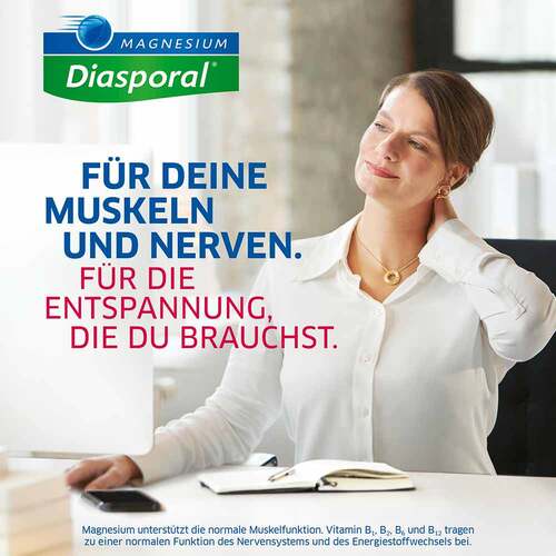 Magnesium Diasporal pro B-Vitamin-Komplex Depot Muskel + Nerven Tabletten - 5