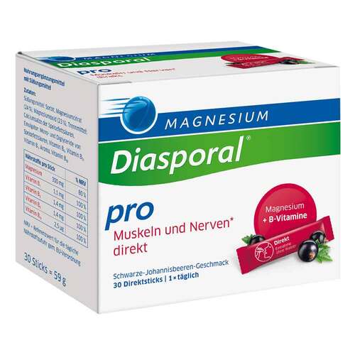 Magnesium Diasporal pro B-Vitamin-Komplex Muskeln + Nerven direkt Direktgranulat  - 1