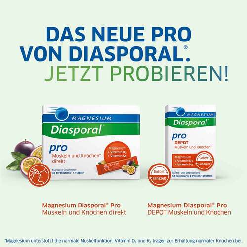 Magnesium Diasporal pro D3 + K2 Depot Muskel + Knochen Tabletten - 5