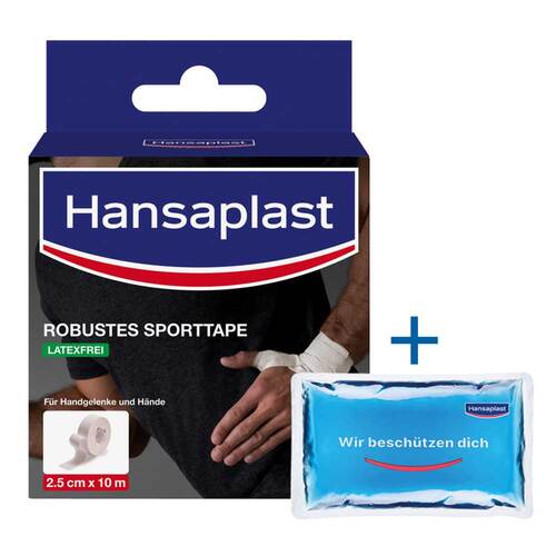 Hansaplast robustes Sporttape 2,5 cmx10 m wei&szlig; - 1