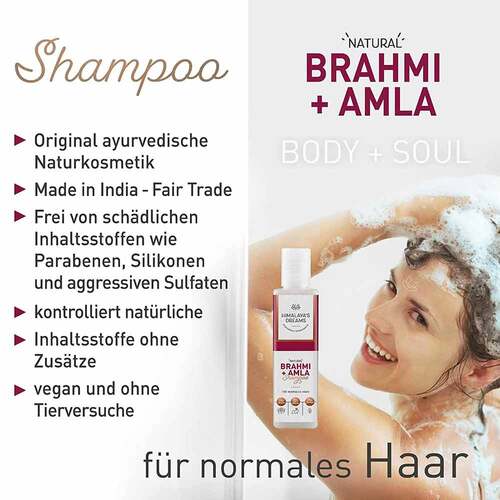 Himalayas Dreams Ayurveda Shampoo Brahmi &amp; Amla - 4