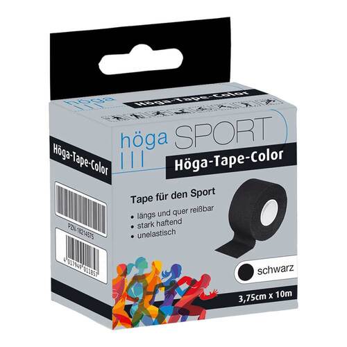 H&ouml;ga-Tape Color 3,75 cmx10 m schwarz - 1