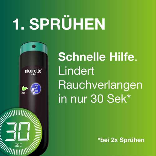 Nicorette Fruit &amp; Mint Spray 1 mg / Spr&uuml;hsto&szlig; Nfc - 2