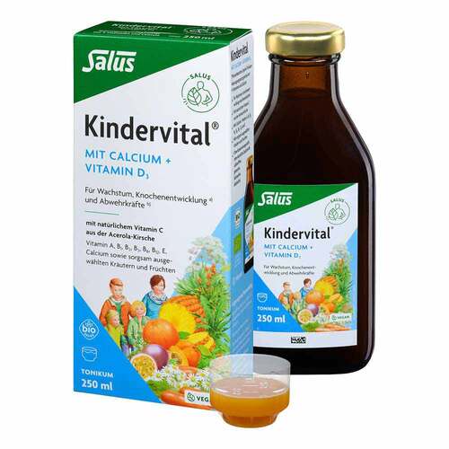 Kindervital mit Calcium + D3 Tonikum Salus - 1