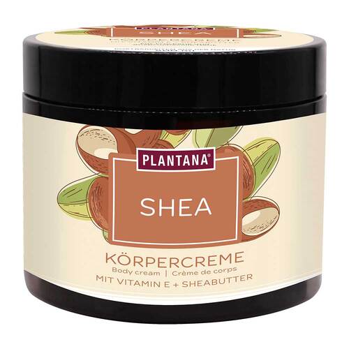 Plantana Shea K&ouml;rpercreme Sheabutter mit Vitamin-E - 1