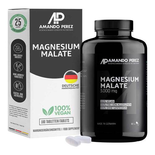 Magnesium Malate 3000 mg vegan Tabletten - 1