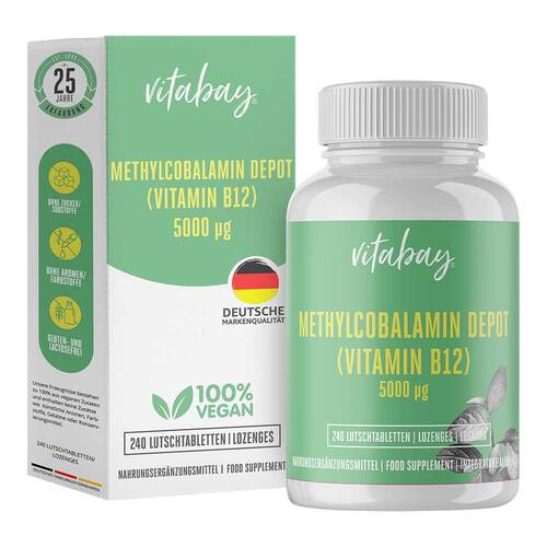 Vitamin B12 Depot 5000 µg Methylcobalam.vegan Lut. - 1