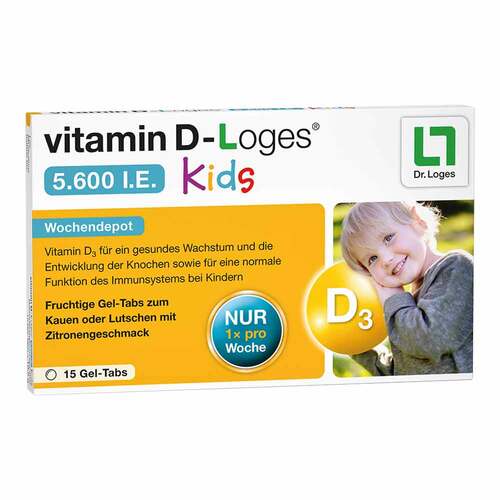 Vitamin D-Loges 5.600 I.E. Kids Kautabletten - 1