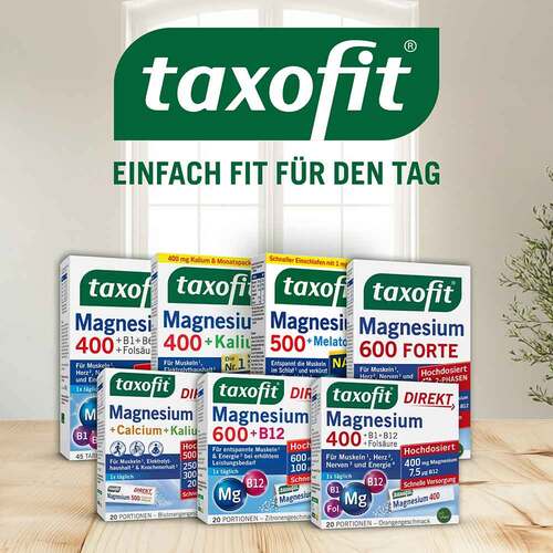 Taxofit Magnesium 600 + B12 Direkt Granulat - 7