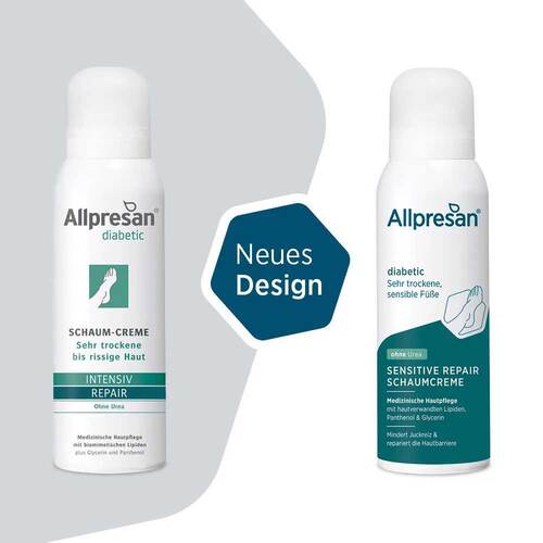 Allpresan diabetic Schaumcreme Sensitive Repair - 2