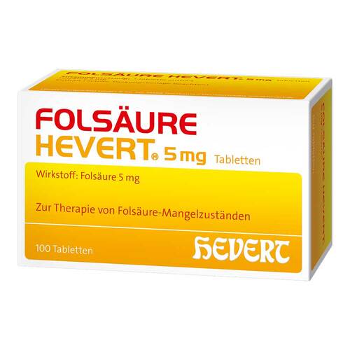 Fols&auml;ure Hevert® 5 mg Tabletten - 1