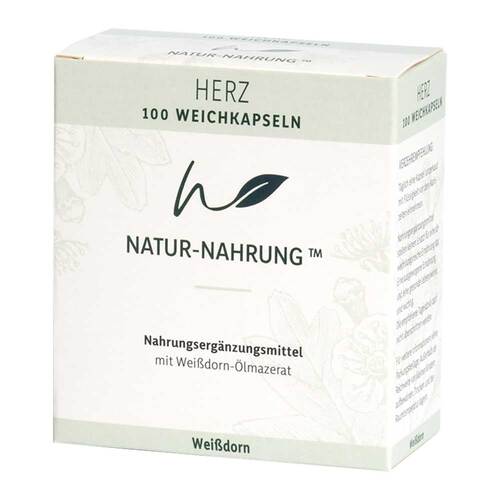 Natur-Nahrung Herz Wei&szlig;dorn Weichkapseln - 1