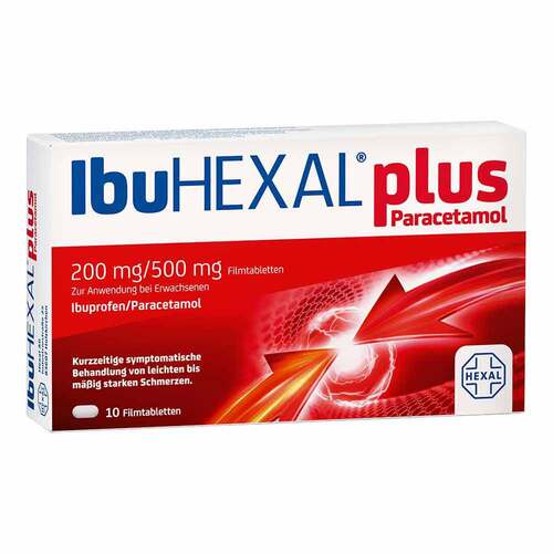 IbuHEXAL® plus Paracetamol 200 mg/500 mg Filmtabletten - 1