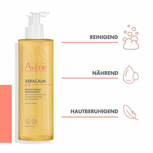 Avene XeraCalm A.D r&uuml;ckfettendes Reinigungs&ouml;l - 2