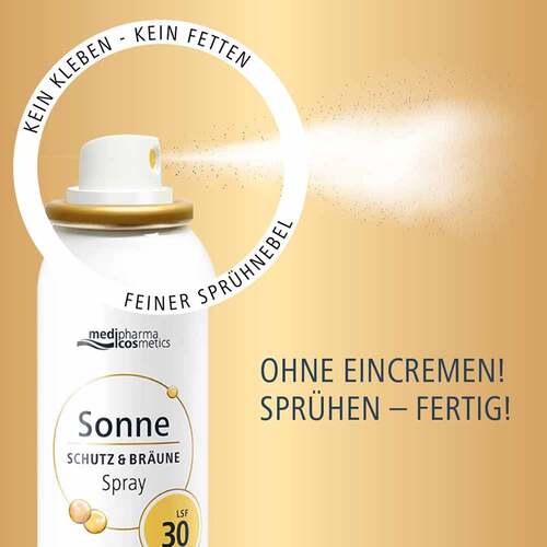 Sonne Schutz &amp; Br&auml;une Spray bronze LSF 30 - 5