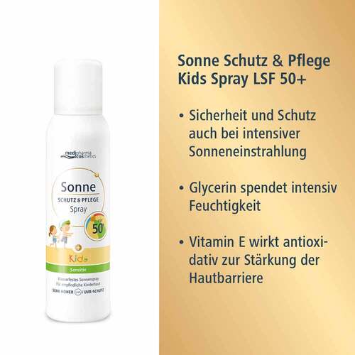 Sonne Schutz &amp; Pflege Spray Kids LSF 50 +  - 3