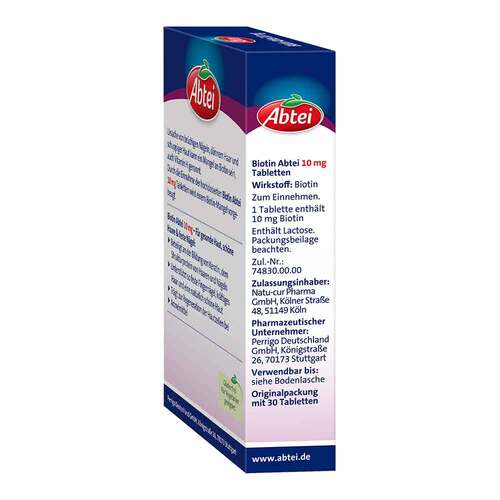 Abtei Biotin 10 mg Tabletten - 3