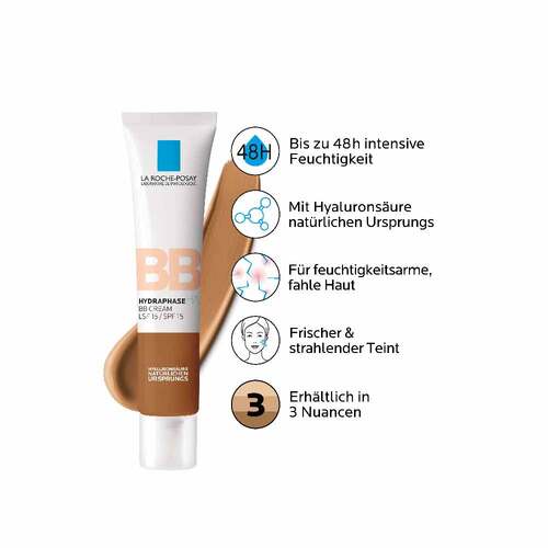 La Roche-Posay Hydraphase BB Creme dunkel - 3