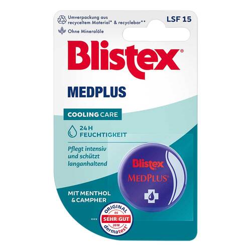 Blistex Medplus Creme ohne Mineral&ouml;l Tiegel - 1