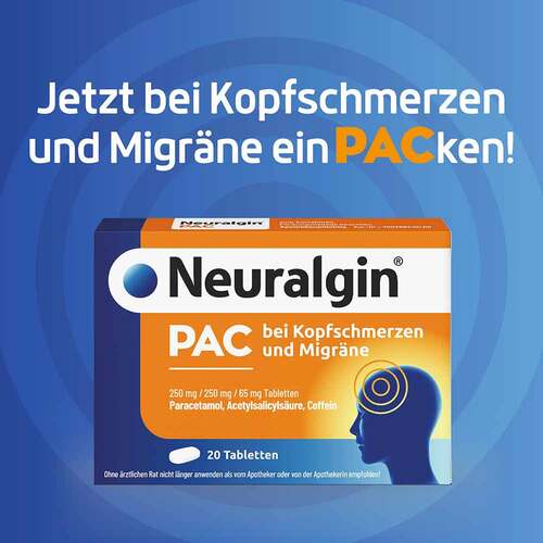 Neuralgin® PAC bei Kopfschmerzen und Migr&auml;ne Tabletten  - 2