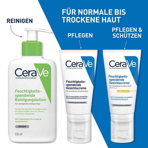 Cerave feuchtigkeitsspendende Gesichtscreme SPF 30 - 8