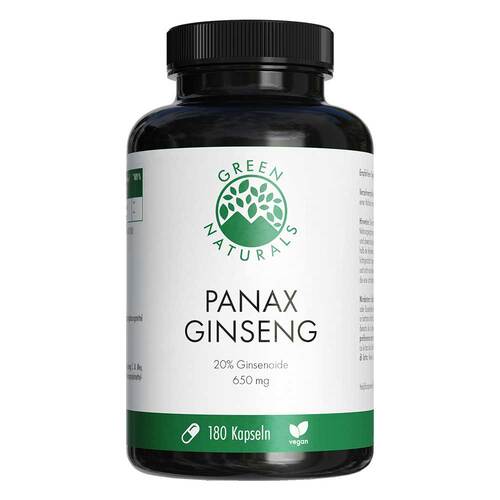 Green Naturals Panax Ginseng hochdosiert vegan Kapseln - 1