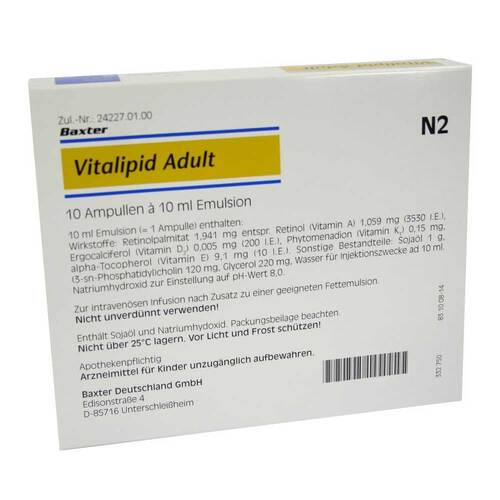 Vitalipid Adult Emulsion zur Infusion Ampullen - 1