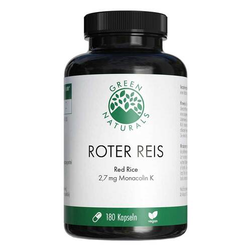 Green Naturals roter Reis Monacolin K vegan Kapseln  - 1