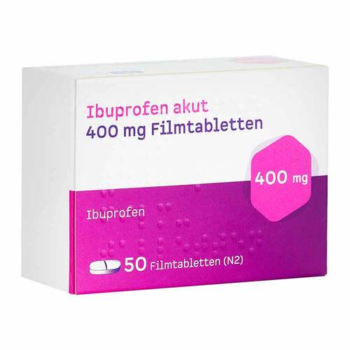 Ibuprofen akut 400 mg Filmtabletten - 1