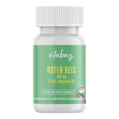 Roter Reis 600 mg mit 0,49% Monacolin K vegan Tabletten  - 1