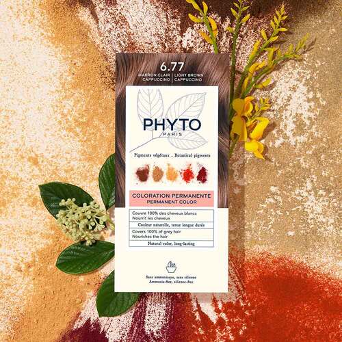 Phytocolor 6.77 hellbraun Cappuccino - 2