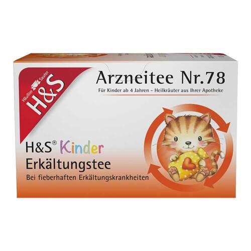 H&S Kinder Erk&auml;ltungstee Filterbeutel - 1