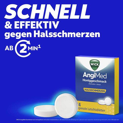 WICK Angimed Honiggeschmack 5 mg / 1 mg Lutschtabletten  - 2